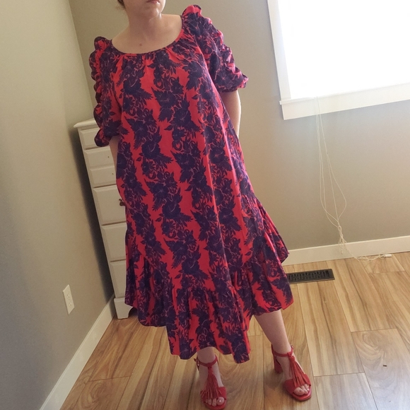 Vintage 80s Hilo Hattie Floral Muumuu - Picture 8 of 8